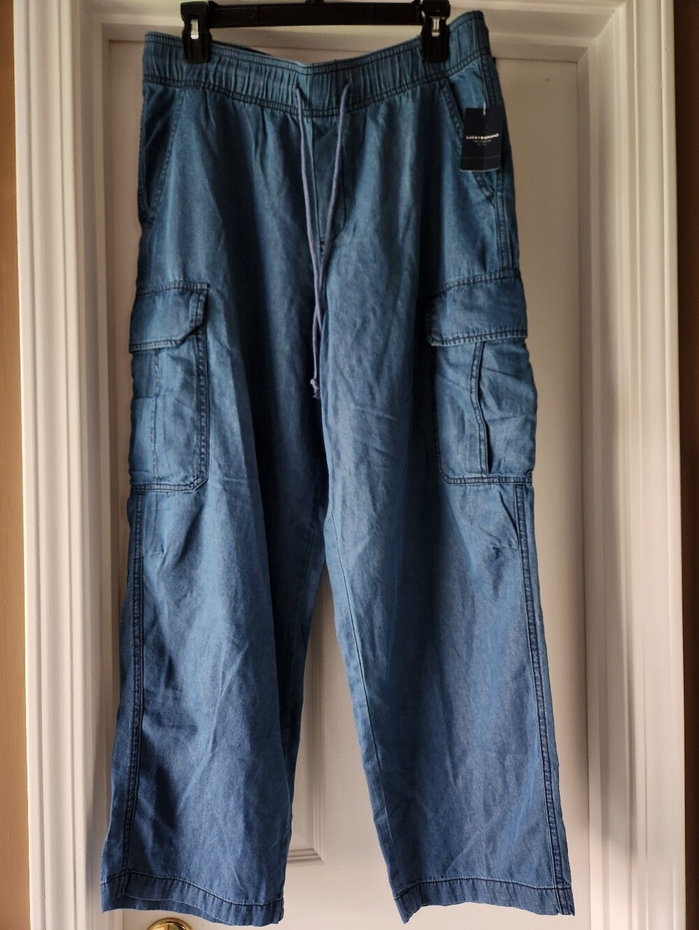 Lucky Brand Lightweight Wide Leg Cargo Pant Size M